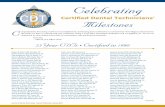 Celebrating - NBCCERT.org Milestone Listing.pdfCelebrating Certified Dental ... Salvador J. Fernandez, CDT, San Antonio, TX Karen L. Field-Bourke, ... Daniel J. Van Harpen, CDT, Neenah,