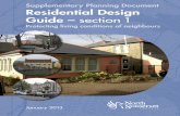 Supplementary Planning Document Residential Design · PDF fileSupplementary Planning Document Residential Design Guide –sectio n1 ... Establishment ‘Site Layout for planning for