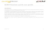 ECM Titanium quick user guide - Alientech Titanium Chip-tuning software operation, ... • EDC16 format: for BOSCH • M155 format: for BOSCH ECM Titanium , it is necessary that the