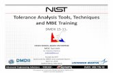 Tolerance Analysis Tools, Techniques and MBE A tolerance analysis tool allowing the user to perform ... multiple tolerance analyses on part and assembly ... Sampling in Stack‐up