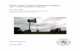 Wind Tamer Turbine Performance Report - Marketwiredmedia.marketwire.com/attachments/200912/591919_WT_Rep11.2.pdf · Wind Tamer Turbine Performance Report 1kW ... The following report