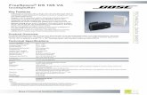 FreeSpace DS 16S VA loudspeaker - · PDF fileFreeSpace® DS 16S VA loudspeaker TECHNICAL D AT A SHEE T Bose Professional Systems Division 2 OF 6 pro.Bose.com Directivity Index and