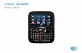 AT&T Z432 - User Guide · PDF fileyour AT&T phone may be used to access the Internet and to download, and/ or purchase goods, applications, ... Setting Up Your Email Account