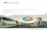 AutomotiveConnect: Commercial Vehicles - … The main enabler of these expectations is more “intelligent” and communications-enabled vehicles. Commercial vehicles need to be equipped
