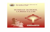 Kindergarten - The Coptic Orthodox · PDF fileSunday School Curriculum Kindergarten iv PREFACE The Coptic Orthodox Diocese of the Southern United States, ... slides for the story or