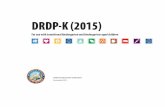 DRDP-K (2015)drdpk.org/docs/DRDP2015K_Final_12032015.pdf · DRDP-K (2015) For use with transitional kindergarten and kindergarten-aged children California Department of Education