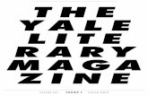 THE YALE LITE RARY MAGA ZINEyalelitmag.com/wp-content/uploads/2013/08/YLM_Sp_2009.pdf · THE YALE LITE RARY MAGA ZINE VOLUME XXI ISSUE I SPRING MMIX. 1. ... Melanie Langer PUBLICITY