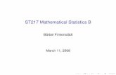 ST217 Mathematical Statistics Bclux.x-pec.com/files/mathstuff/2ndyear/MSB/slides6.pdfIntroduction Deﬁnition [Response Variable] a response variable is a random variable Y whose value