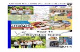 ARTHUR MELLOWS VILLAGE COLLEGE revision planner which allows for ... Providing the tools for homework and revision; a quiet space to work and a “workbox” of pens,