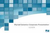Myriad Genetics Corporate Presentation - shareholderfiles.shareholder.com/downloads/MYGN/167011450x0x793726...GAAP diluted net income per share $1.75 - $1.85 Acquisition – amortization