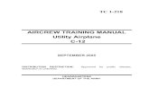 AIRCREW TRAINING MANUAL Utility Airplane C-12cdn.asktop.net/wp/download/5/tc1_218.pdf ·  · 2013-02-15Aircrew Training Manual Utility Airplane C-12 Contents ... Crew Coordination