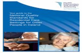 Your guide to the National Quality Standards for Residential Care Settings · PDF file · 2017-02-15National Quality Standards for Residential Care Settings for Older People in Ireland