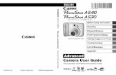Advanced Camera User Guide - gdlp01.c-wss.comgdlp01.c-wss.com/gds/8/0900001188/01/PSA540_530CUGad-EN.pdf · DIGITAL CAMERA Advanced Camera User Guide Before Using the Camera Shooting