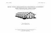 NEW YORK GREENHOUSE BUSINESS SUMMARY AND FINANCIAL ANALYSIS · PDF fileMay 2003 EB 2003-12 NEW YORK GREENHOUSE BUSINESS SUMMARY AND FINANCIAL ANALYSIS Derived from 2001 Business Records