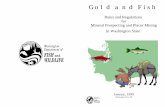 Gold and Fish: Rules and Regulations for Mineral ... · PDF fileand Department of Game to require Hydraulic Project Approvals (HPAs) ... the Columbia and Snake rivers, ... In addition,