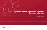 Capability Management System - DrillSafe. Woodside CMS Operations... · Install a formal competency management system. Operators need to have a management system in place that ...