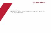 McAfee Plugins for Microsoft ISA Server 1.4.0 Product · PDF file1 Introducing McAfee Plugins for Microsoft ISA Server The McAfee® plugins for Microsoft ISA Server contains two plugins