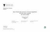 Non-financial census of municipalities for the year ended ... · PDF fileStatistics South Africa i P9115 Non-financial census of municipalities for the year ended 30 June 2016 PREFACE