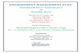 ENVIRONMENT MANAGEMENT PLANenvironmentclearance.nic.in/writereaddata/FormB/EC/E… ·  · 2017-05-18ENVIRONMENT MANAGEMENT PLAN Melukhedi River Sand Quarry At ... District- Pratapgarh