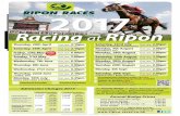 RIPON CALENDAR 2017 - ripon-races.co.ukripon-races.co.uk/wp-content/uploads/2017/01/RIPON-CALENDAR-2017.pdfAn Annual Badge at Ripon Racecourse provides real value for money – and