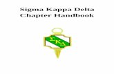Sigma Kappa Delta Chapter · PDF fileThis is the third edition of the Sigma Kappa Delta Chapter Handbook. ... The official seal appears on all official documents of the ... at least