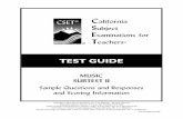 MUSIC SUBTEST II - ctcexams.nesinc.com will see on Subtest II of CSET: Music. You are encouraged to respond to the questions without looking at ... Mateo Carcassi; Heinrichshofen edition