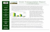 Grain Transportation Report - Agricultural Marketing Service · PDF fileGrain Transportation Report ... The grain bid summary illustrates the market relationships for commodities.