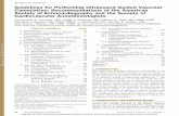 SPECIAL ARTICLE Guidelines for Performing Ultrasound Guided Vascular ... · PDF fileSPECIAL ARTICLE Guidelines for Performing Ultrasound Guided Vascular Cannulation: Recommendations