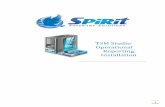 TSM Studio Operational Reporting Installationdownloads.spiritsoftware.biz/tsmstudiodocumentation/TsmStudio... · 22 Creating the Operational Reporting Server Connection After starting