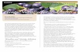 Grape Varieties for Indiana - Purdue Extension · PDF fileGrape Varieties for Indiana HO-221-W PURDUE EXTENSION 2 ... hybrid varieties show low vigor on their own roots and should