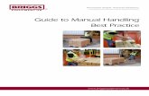 Guide to Manual Handling Best Practice - · PDF fileManual Handling: Get a little help There are a few simple rules to remember when handling loads. Employers can reduce the risk of
