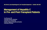 Management of Hepatitis C in Pre- and Post-Transplant · PDF file2017 Bruce Lucas Hepatology and Liver Transplant Symposium ... Slide credit: clinicaloptions.com ... cirrhosis status