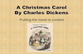 A Christmas Carol- Charles Dickens - Maribyrnong … Yr 11...•A Christmas Carol is a Victorian morality tale of an old and bitter miser, Ebenezer Scrooge, who undergoes a profound