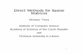 Direct Methods for Sparse Matrices - Univerzita Karlovamirektuma/ps/direct.pdf · This is a lecture prepared for the SEMINAR ON ... into the ﬂeld of direct methods for sparse matrices.