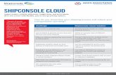 ShipConsole Cloud Brochure - Salesforce Integration Cloud Solution ... FedEx, DHL, TNT, ... Cloud Infrastructure, Salesforce, Analytics and Integration solutions.