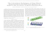 The Calculation Techniques of Non-Matrix … stiffness that improves accuracy in measuring the deformation of beam structure by computer-aided engineering software using beam element