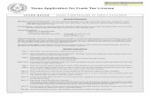 AP-133 Texas Application for Fuels Tax License · PDF fileTexas Application for Fuels Tax License. ... Applications are also available online at  . AP-133-2