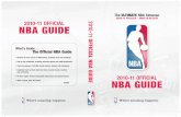 NBA Official Guide 2010-11 - Turneri.cdn.turner.com/.../2.0/global/footer/2010-11/2010-11-NBA-GUIDE.pdf · NBA GUIDE 2010-11 OFFICIAL 2010-11 OFFICIAL NBA GUIDE • eviews of every