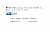 Process: Goals, Risks, Estimation, Planning, and Metrics · PDF file · 2014-02-05Process: Goals, Risks, Estimation, Planning, and Metrics 15-413: Software Engineering Practicum ...