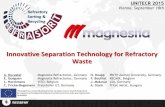 Innovative Separation Technology for Refractory Waste · PDF fileInnovative Separation Technology for Refractory Waste ... intensity ratio MgO/CaO, ... 2.97 2.95 2.91 2.88 AP (%)