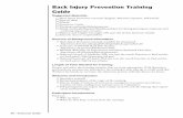 Back Injury Prevention Training Guide · PDF fileBack Injury Prevention Training Guide ... c Training overheads/slides/projector ... 4National Library of Medicine Web site