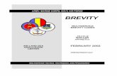 BREVITY - Defense Technical Information · PDF filescope is limited to those brevity codes used in multiservice ... strike aircraft are committed to air-to- ... BIRD Friendly surface-to-air