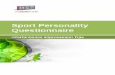 Sport Personality Questionnaire - Sport · PDF fileMental Skills Development Plan ... mental skills measured by the Sport Personality Questionnaire. They cover twenty key areas of