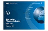 The Indian Pharma Industry - di.dk - DIdi.dk/SiteCollectionDocuments/Opinion/The Indian Pharma...SWOT Analysis of the Indian pharmaceutical industry Strengths • Vast market growth