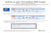 Setting up your ThermaData WiFi Logger - … the device to your network using a Wi-Fi connected PC and USB cable ... Setting up your ThermaData WiFi Logger STEP 2 Pairing a device