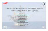 Advanced Pipeline Monitoring for Flow Assurance with …apm.byu.edu/prism/uploads/Members/hedengren_slides_aiche2012.pdf · Advanced Pipeline Monitoring for Flow Assurance with Fiber