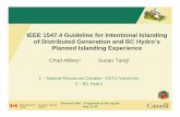 IEEE 1547.4 Guideline for Intentional Islanding of Distributed …microgrid-symposiums.org/wp-content/uploads/2014/12/... ·  · 2014-12-12IEEE 1547.4 Guideline for Intentional Islanding