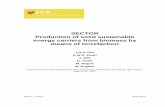 SECTOR Production of solid sustainable energy carriers ... · PDF fileProduction of solid sustainable energy carriers from biomass by ... SECTOR Production of solid sustainable energy
