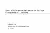 Status of QKD system deployment and Ion Trap …rqin-2017/slides/Taehyun_Kim.pdfQuantum Random Number Generator QRNG at SK telecom Background Most of IoT devices use random number