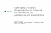 Connecting Corporate Responsibility and Bottom of the ...siteresources.worldbank.org/INTJAPANINJAPANESE/... · Connecting Corporate Responsibility and Bottom of the ... • The top